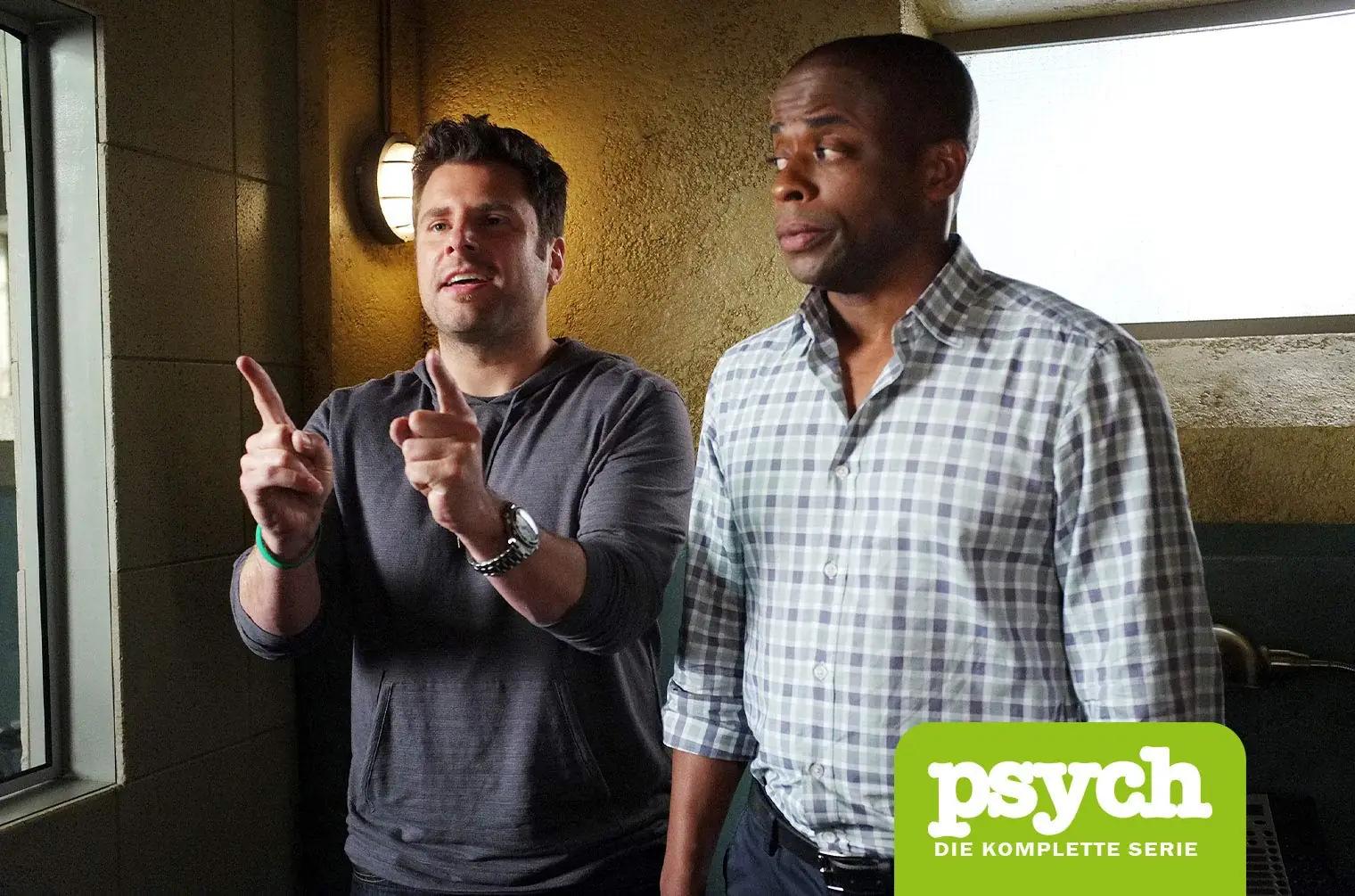 Universal Pictures komplektne Psych DVD-kogu – piiratud väljaanne – pakend ja tarvikud