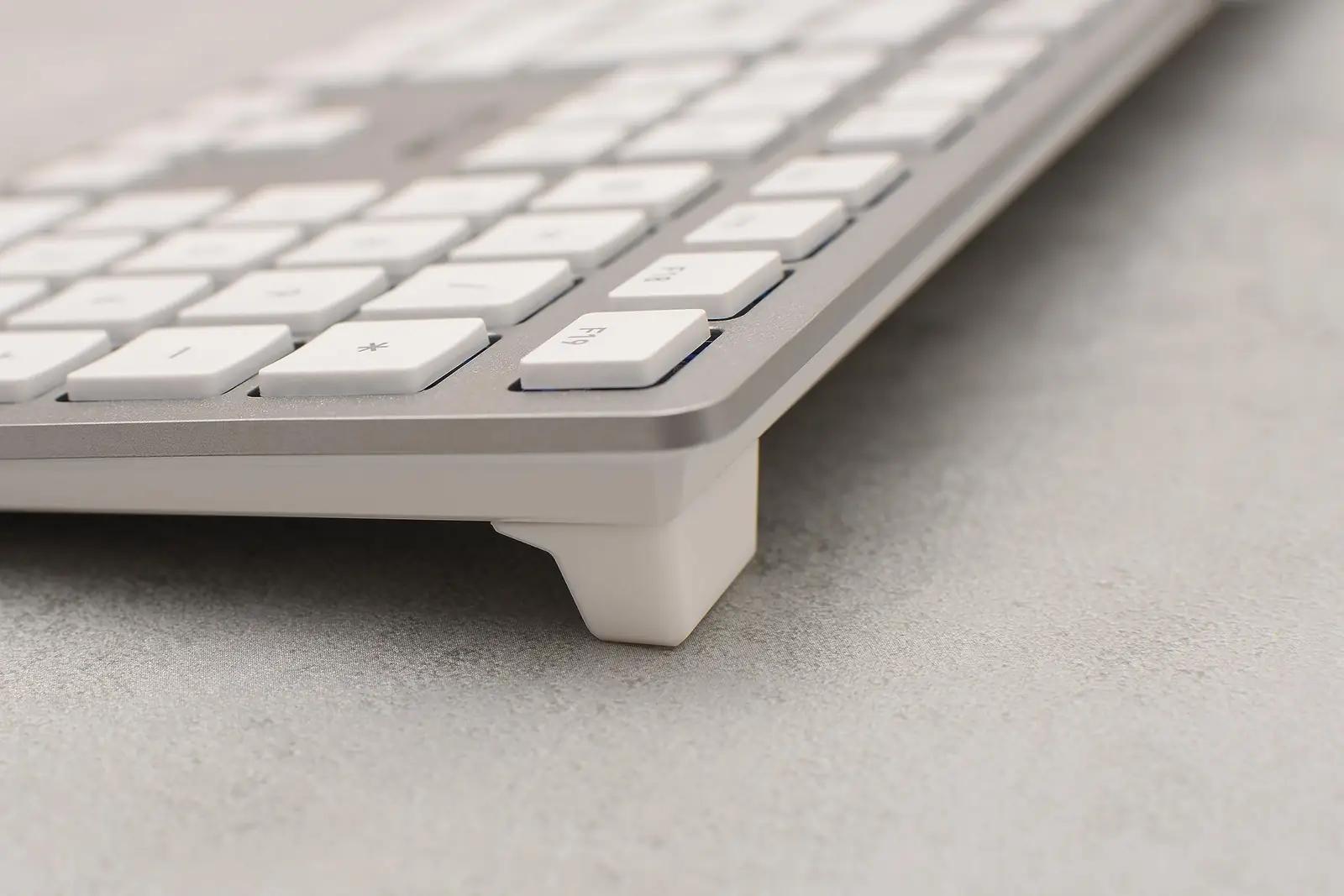 CHERRY stiilne USB-C Mac-klahvistik AZERTY – vaikne valge – pilt 6