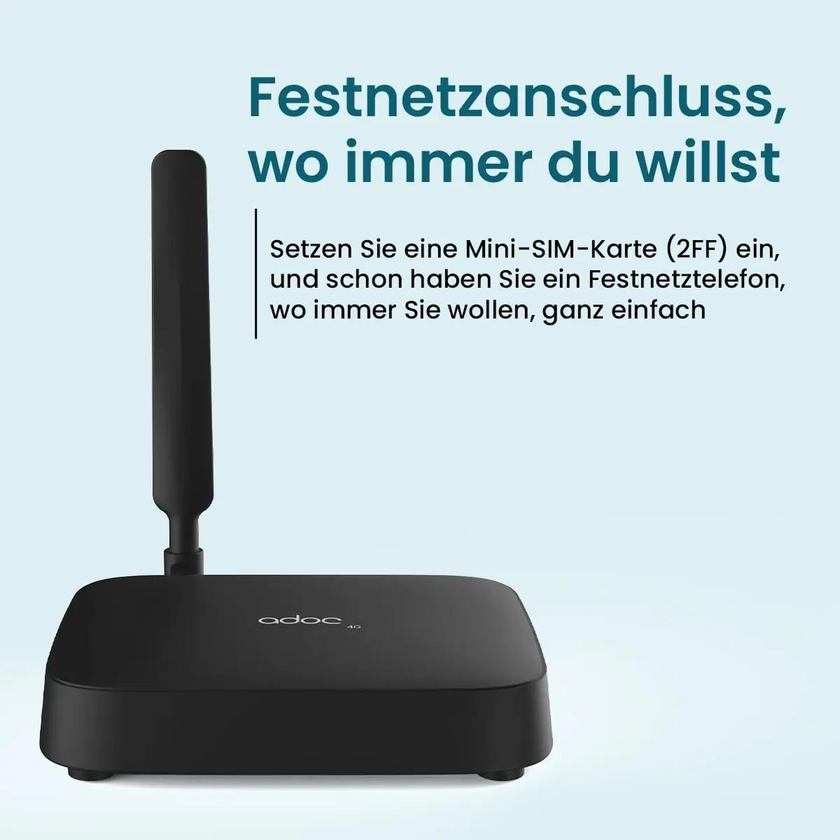 ADOC Voice Box V4 — mobiilne FXS-ühendus ja WLAN-hotspot – lisavaade