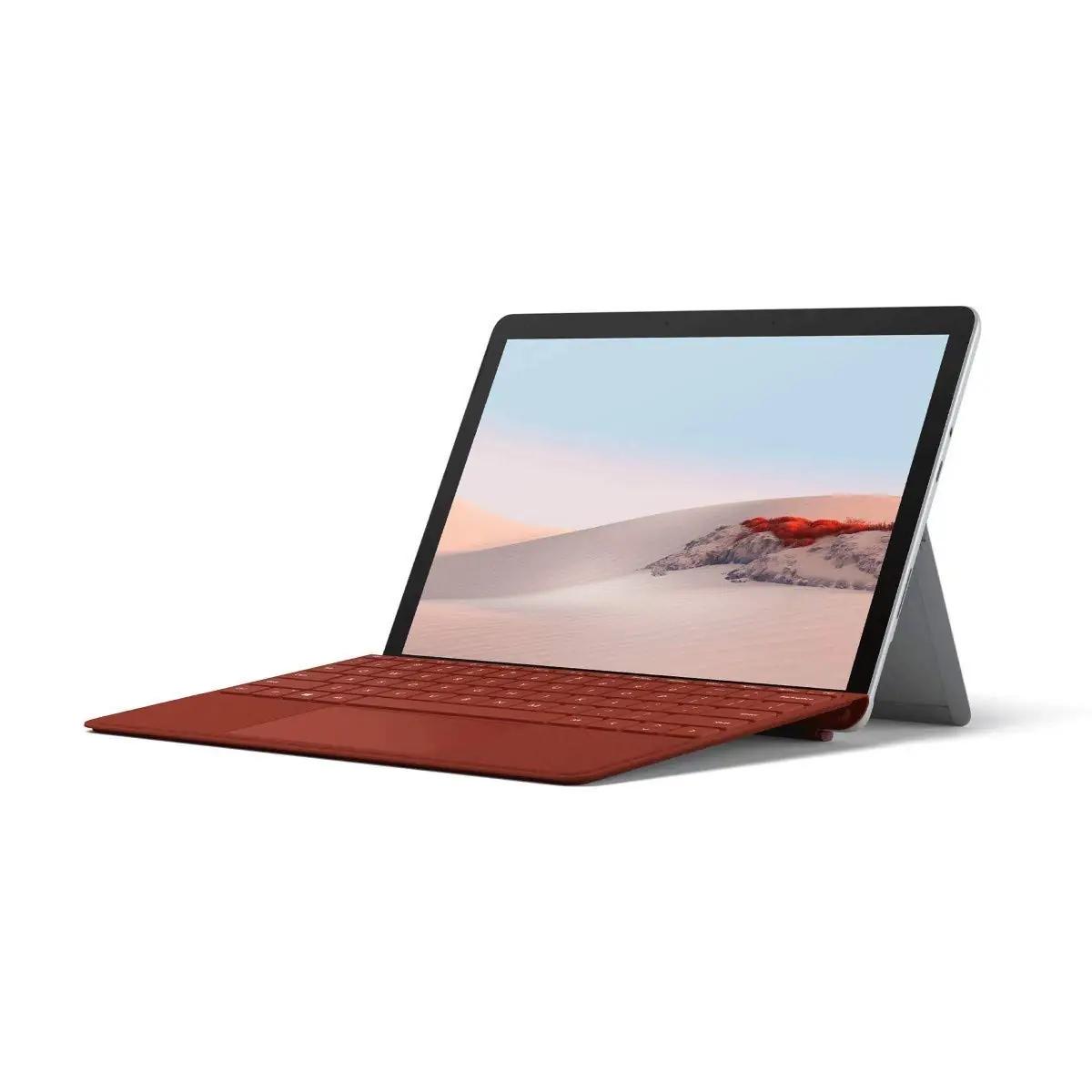 Microsoft pehme Signature Type Cover – Mohnrot, mugav kasutus – kasutusnäide