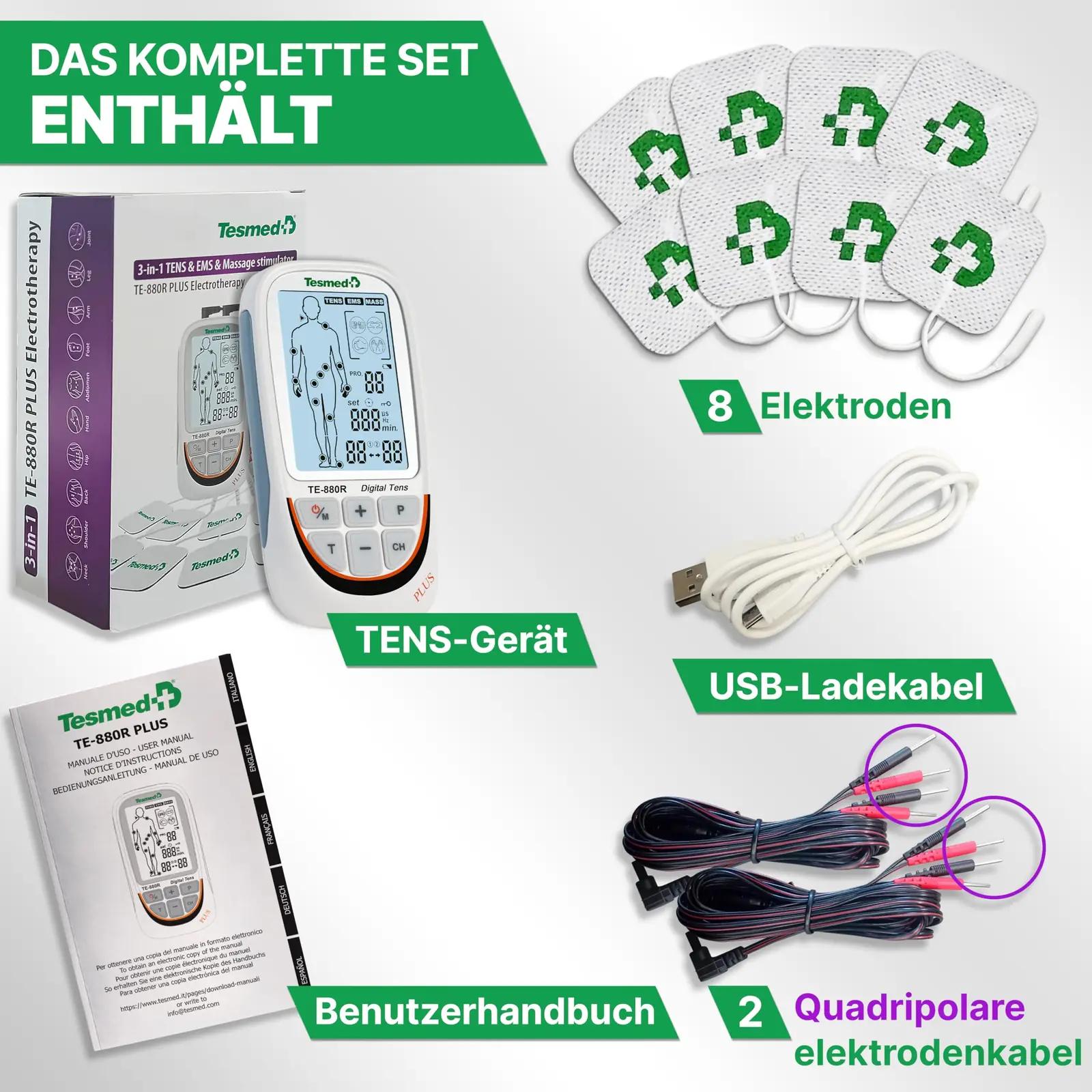 TESMED elektriline lihasstimulaator — korduvlaetav teraapia seade – pilt 8