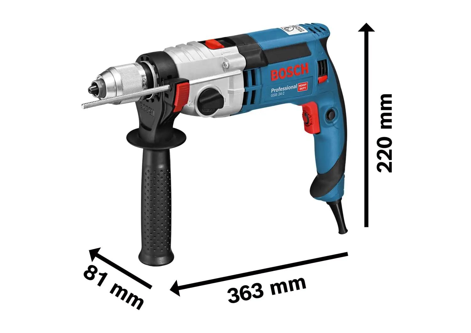 Bosch Professional löökpuur tugev 1100 W – pakend ja tarvikud