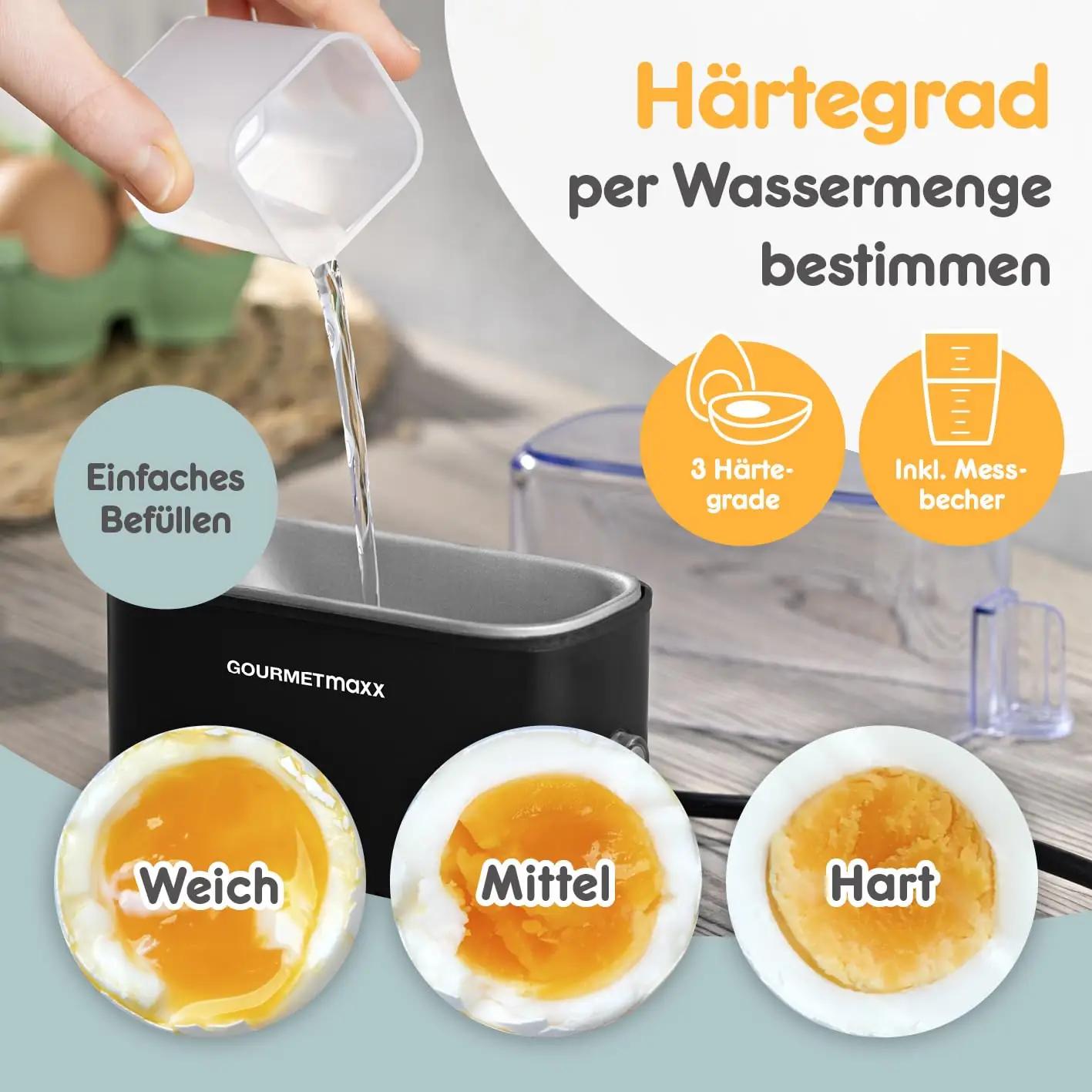 GOURMETmaxx roostevaba munakeetja — kompaktne kahemunaline – kasutusnäide