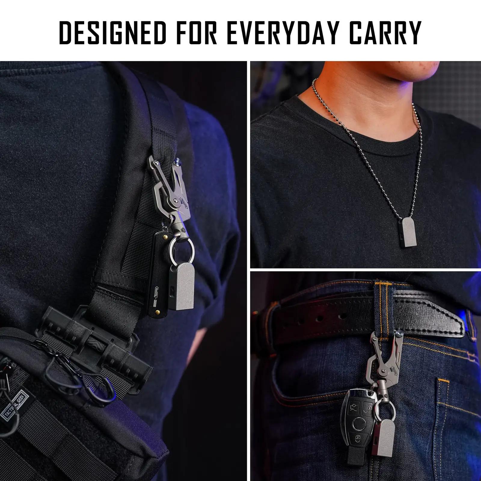 KeyUnity tiitaniumnööp: vastupidav häirepilli kingituseks – lisavaade
