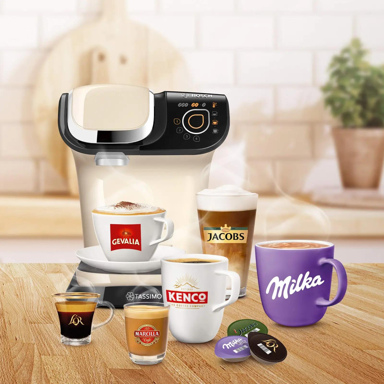 Bosch Tassimo My Way 2 — mitmejoogiline kere ja filtreerimine – pakend ja tarvikud