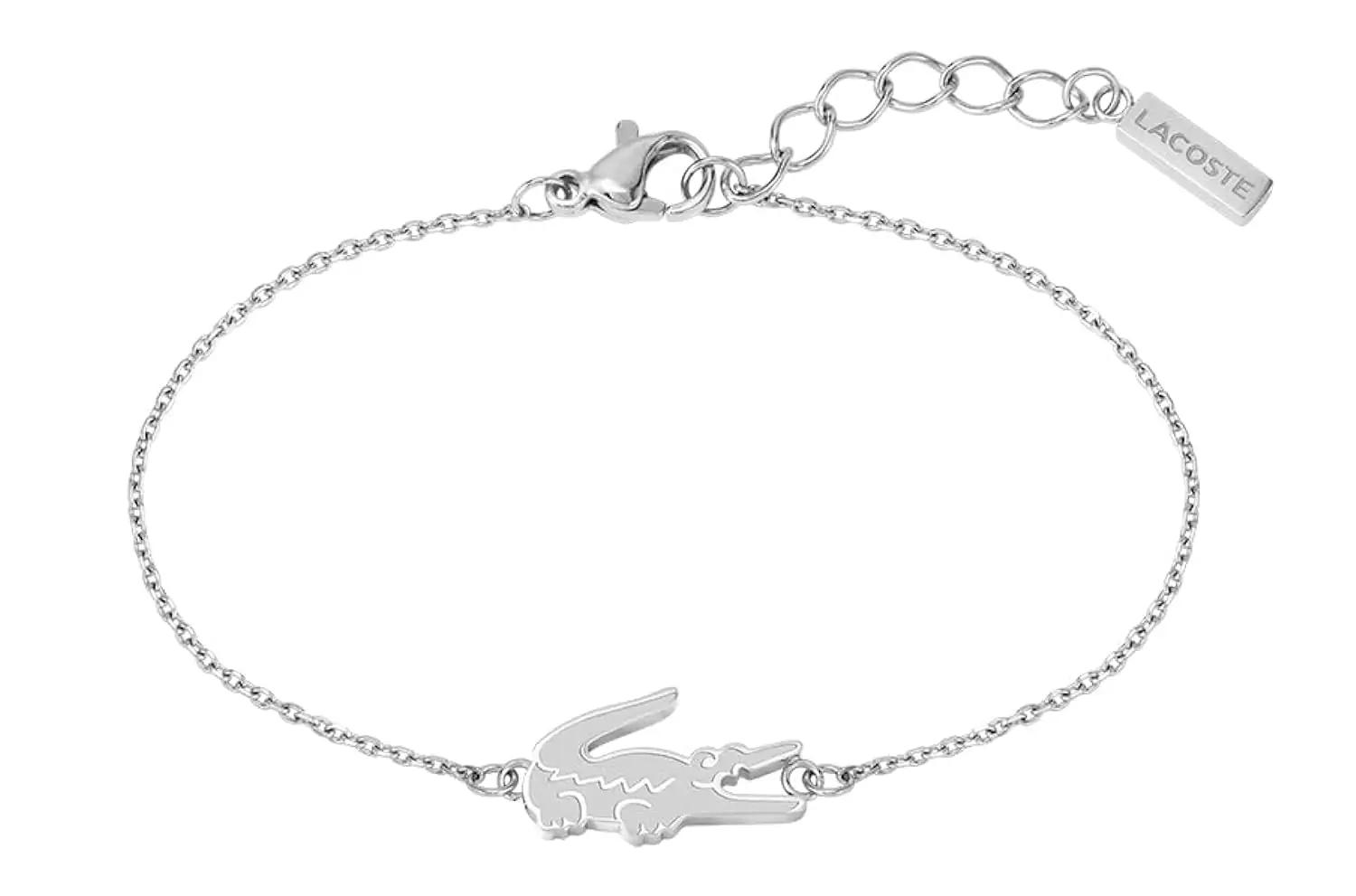 Lacoste roostevaba terasest käeehe – elegantne crocodile kujundus