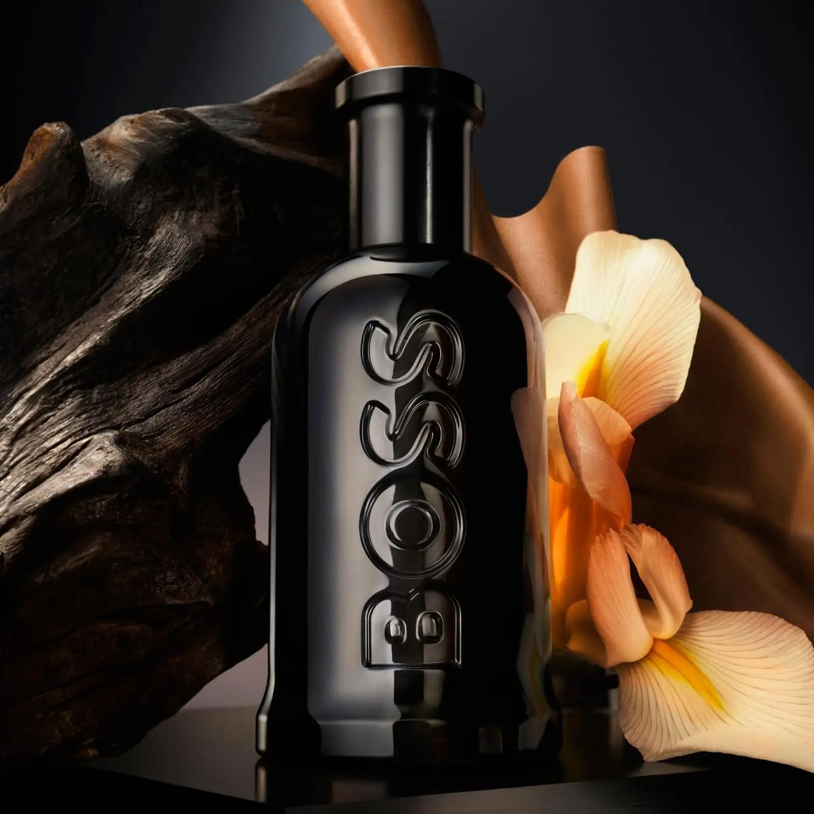 HUGO BOSS puidune parfüüm 50 ml – elegantne kingiidee – pakend ja tarvikud