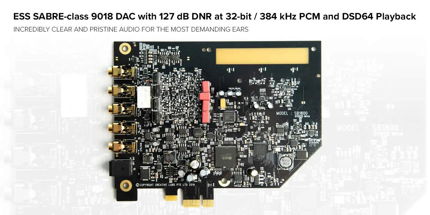CREATIVE 70SB180000000 elektroonika – detailne lähivaade