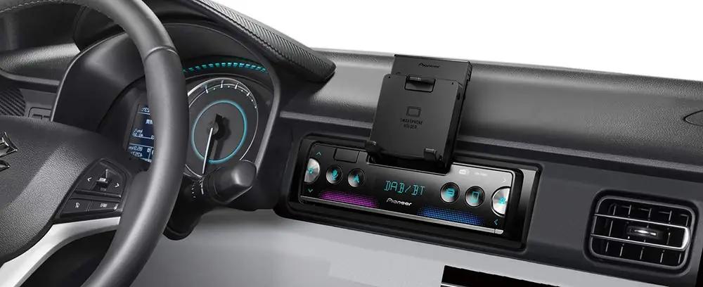 PIONEER autoradio DAB+ ja Bluetooth — selge heli autosse – pakend ja tarvikud