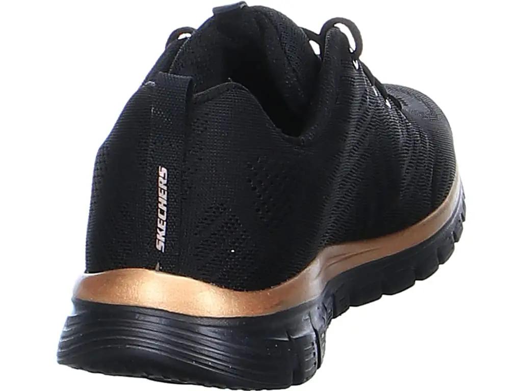 Skechers sportlik madala servaga toss – mugav metallviimistlus – pakend ja tarvikud