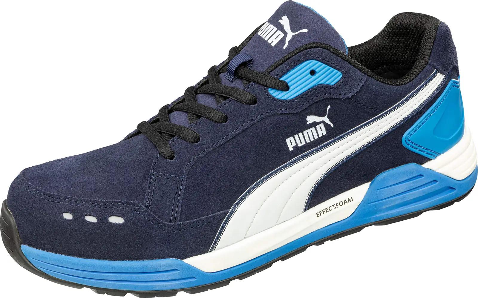 PUMA turvasneaker pehme mokanahast — mugav töösse sobivus