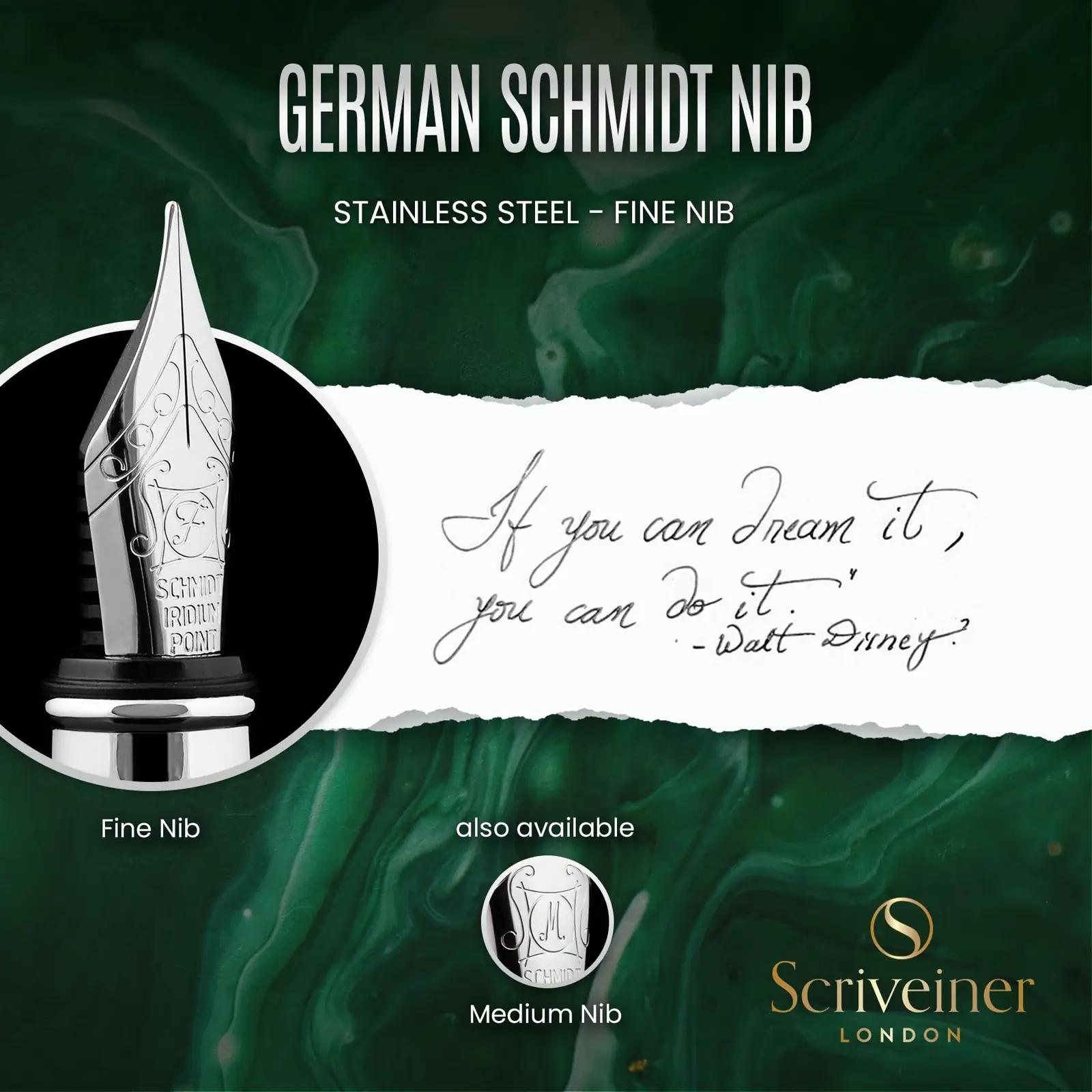 Scriveiner luksuslik roheline sulepea — elegantne kink – lisavaade