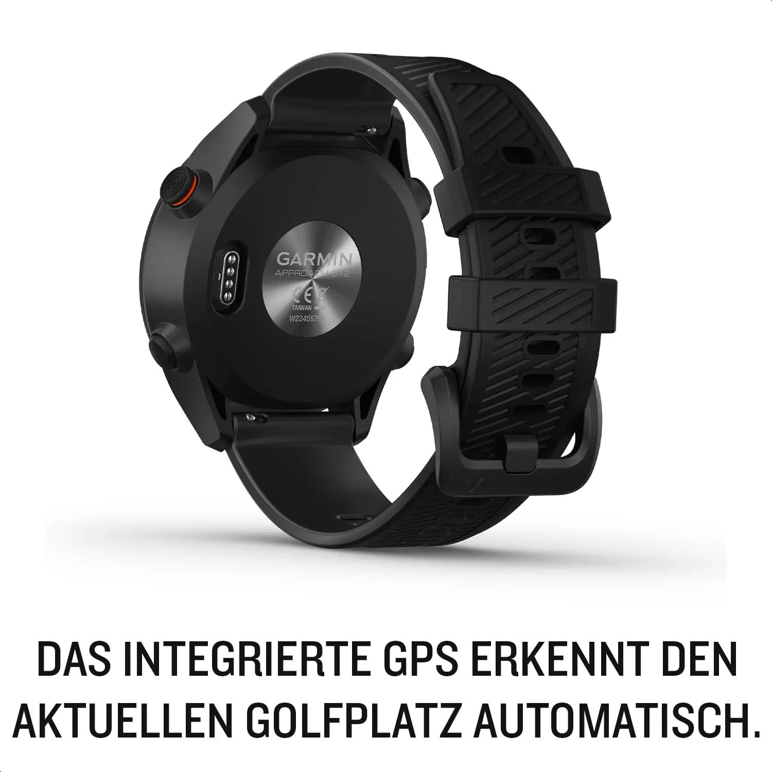 Garmin stiilne silikoonkäepaelaga golfikell — täpne – pakend ja tarvikud