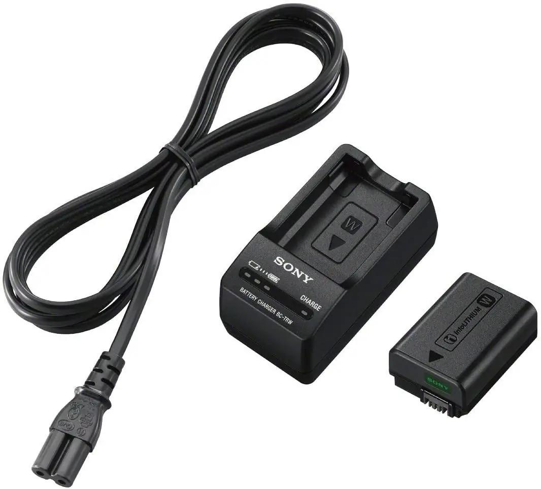 Sony kaamera aku- ja laadimiskomplekt — usalduslik varuaken
