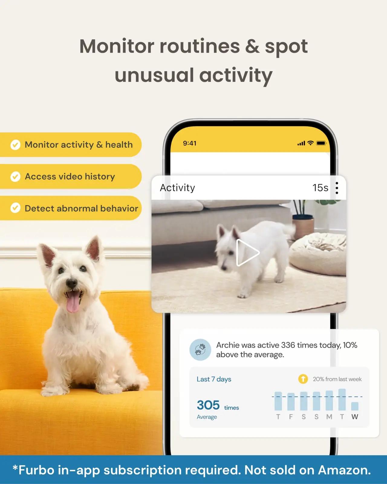 Furbo nutikas koerakaamera 360° – kodu ja lemmikloomade valvur – pilt 6