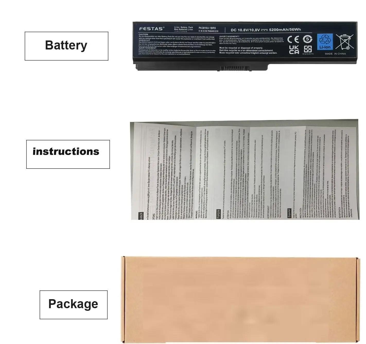 FESTAS vastupidav sülearvutiaku 10,8 V 5200 mAh – pilt 9