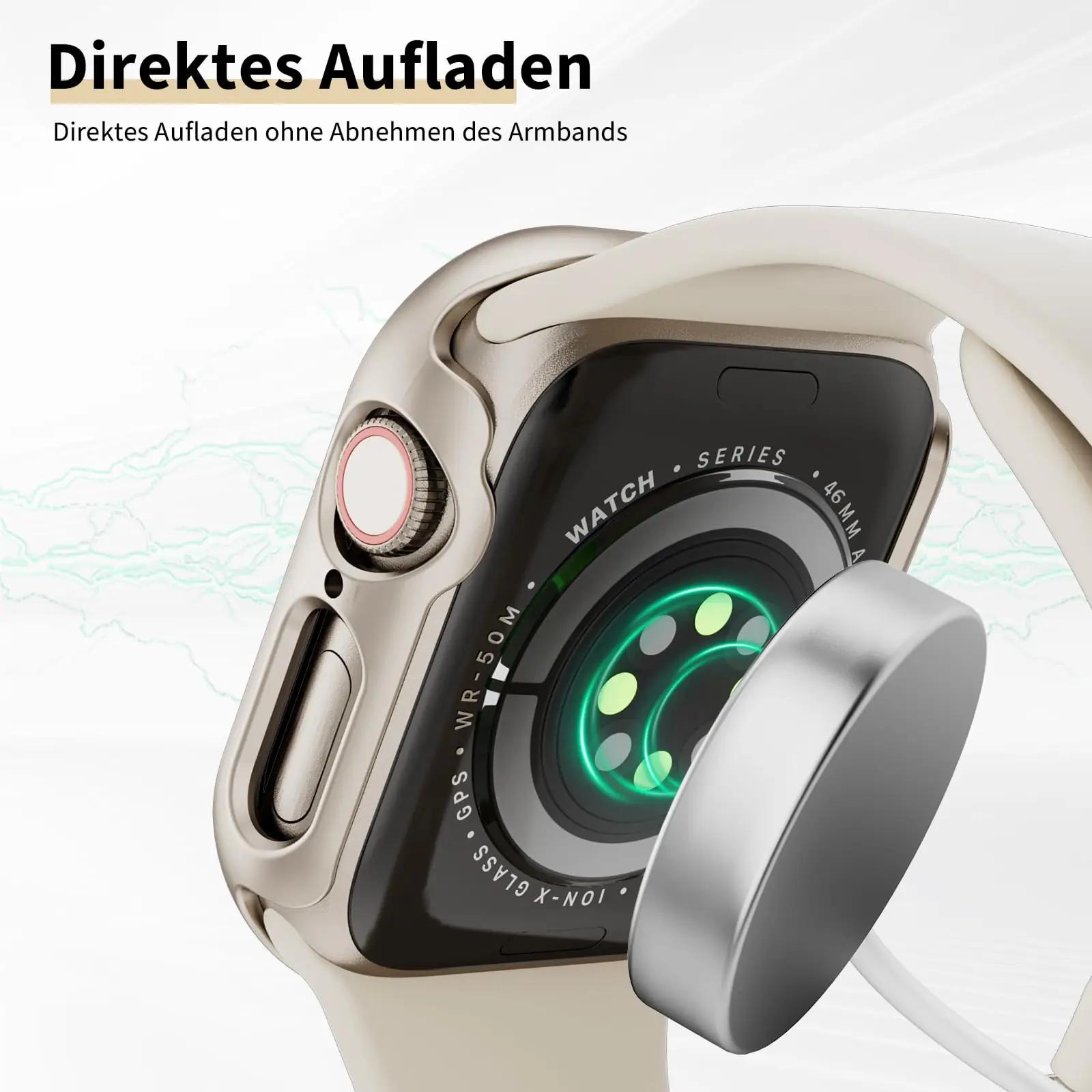 Lovmunia kaitseümbris Apple Watch 46mm – tugev PC ja klaas – pilt 7