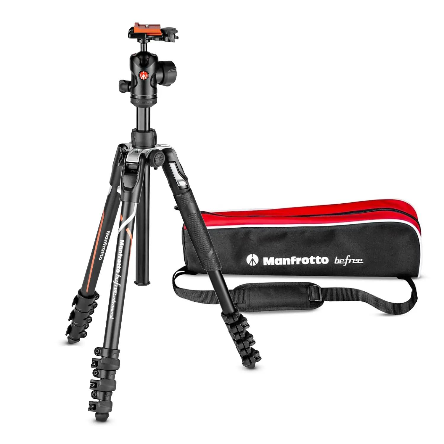 Manfrotto alumiinium reisistatiiv Sony Alpha jaoks — kerge ja