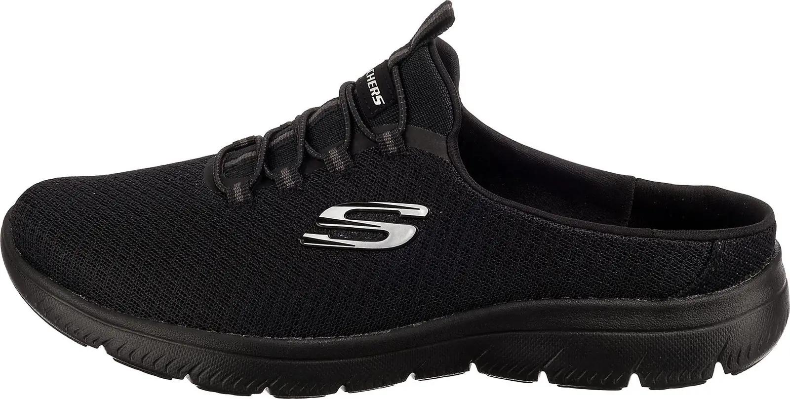 Skechers must tekstiilist vabaaja-sneaker — mugav sportlik valik – pakend ja tarvikud