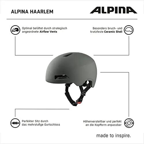 ALPINA kerge ja reguleeritav linna jalgrattakiiver — mugavus – pilt 6