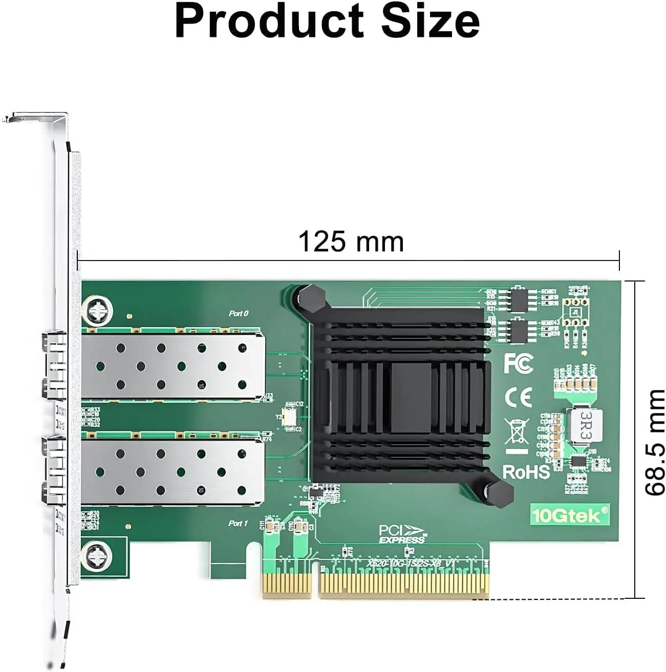 10Gtek 10Gb PCI-E võrguadapter – kiire SFP+ ühendus – kasutusnäide