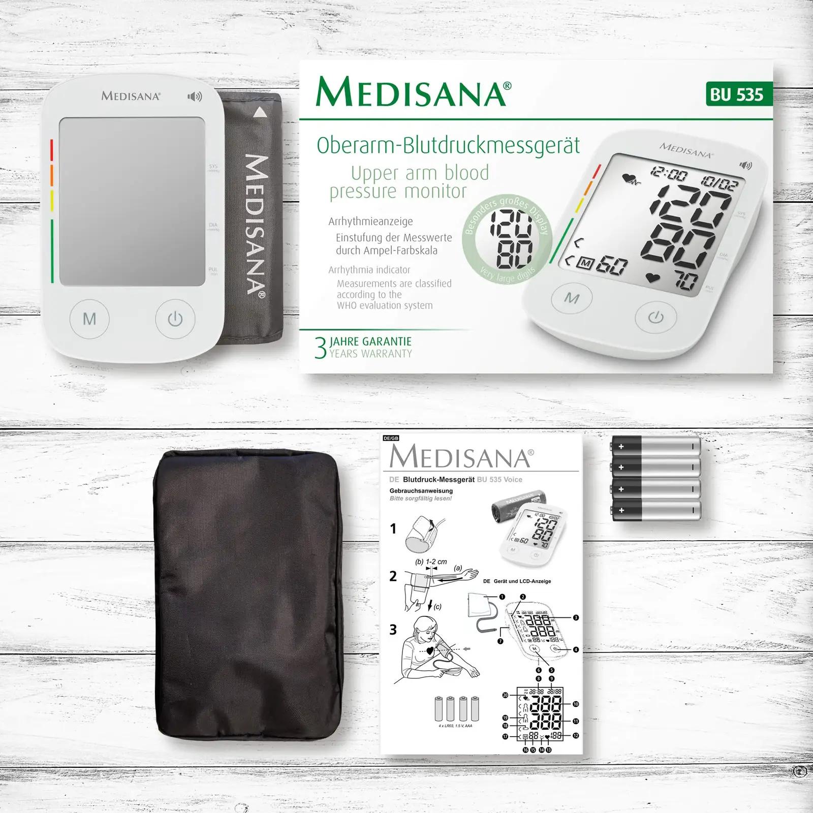 Medisana vererõhumõõtja BU 535 — täpne kõnega näidik – pilt 6