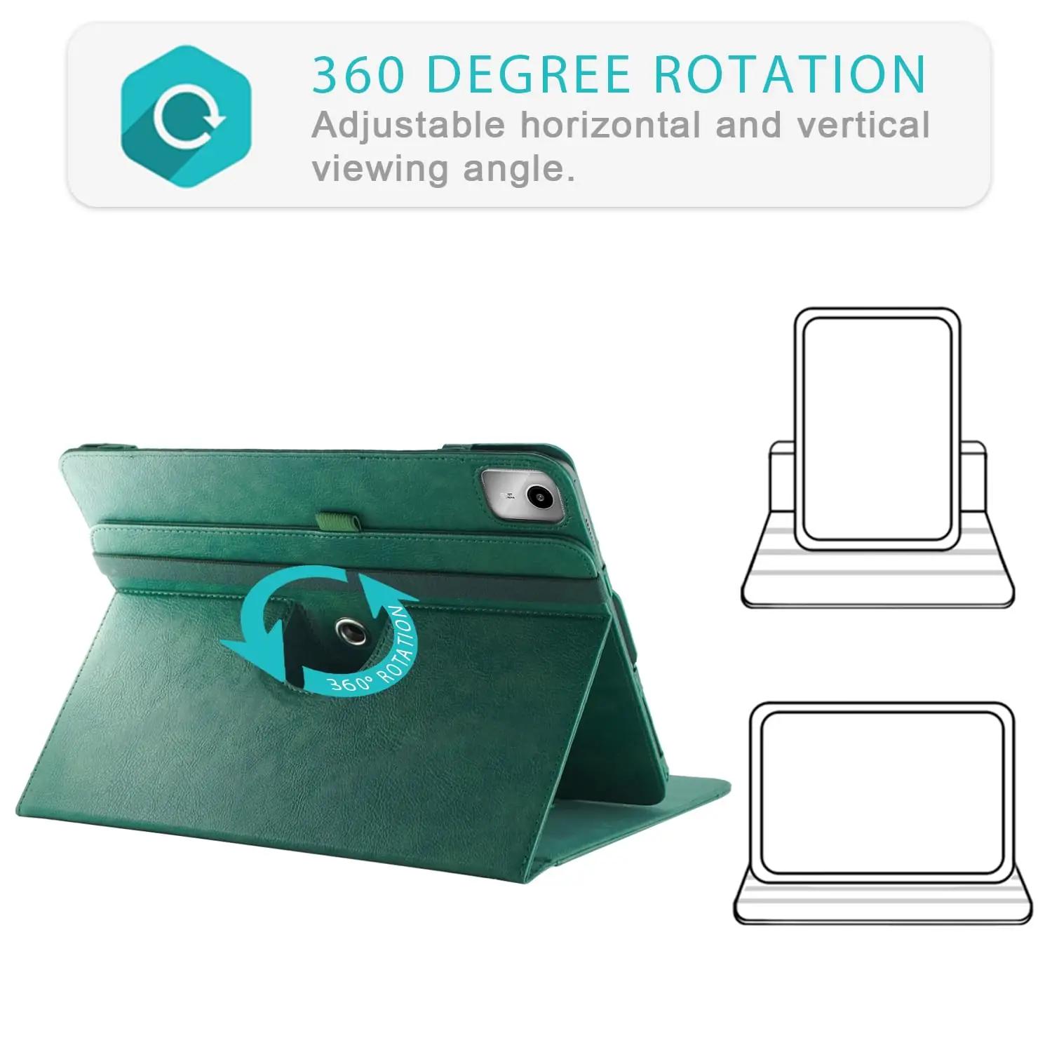 TOPCASE nahkne 360° pöörlev kaitsekott Xiaomi/Lenovo – pilt 7