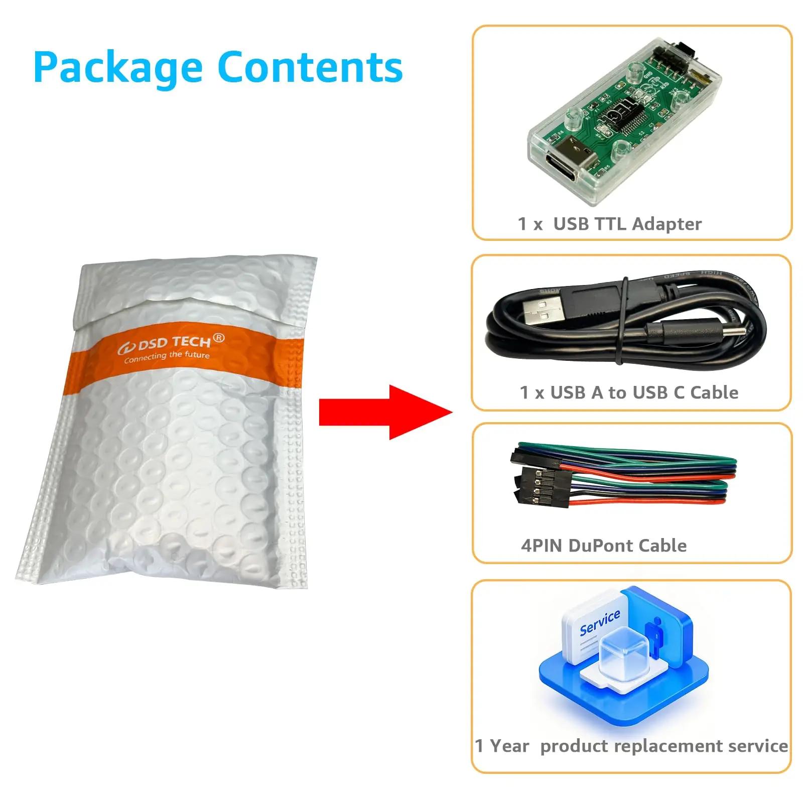 DSD TECH USB-C TTL-adapter programmeerimiseks ja testimiseks – pilt 7