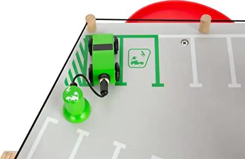 Small Foot puidust parkla Premium — kolmetasandiline mänguasi – pilt 15