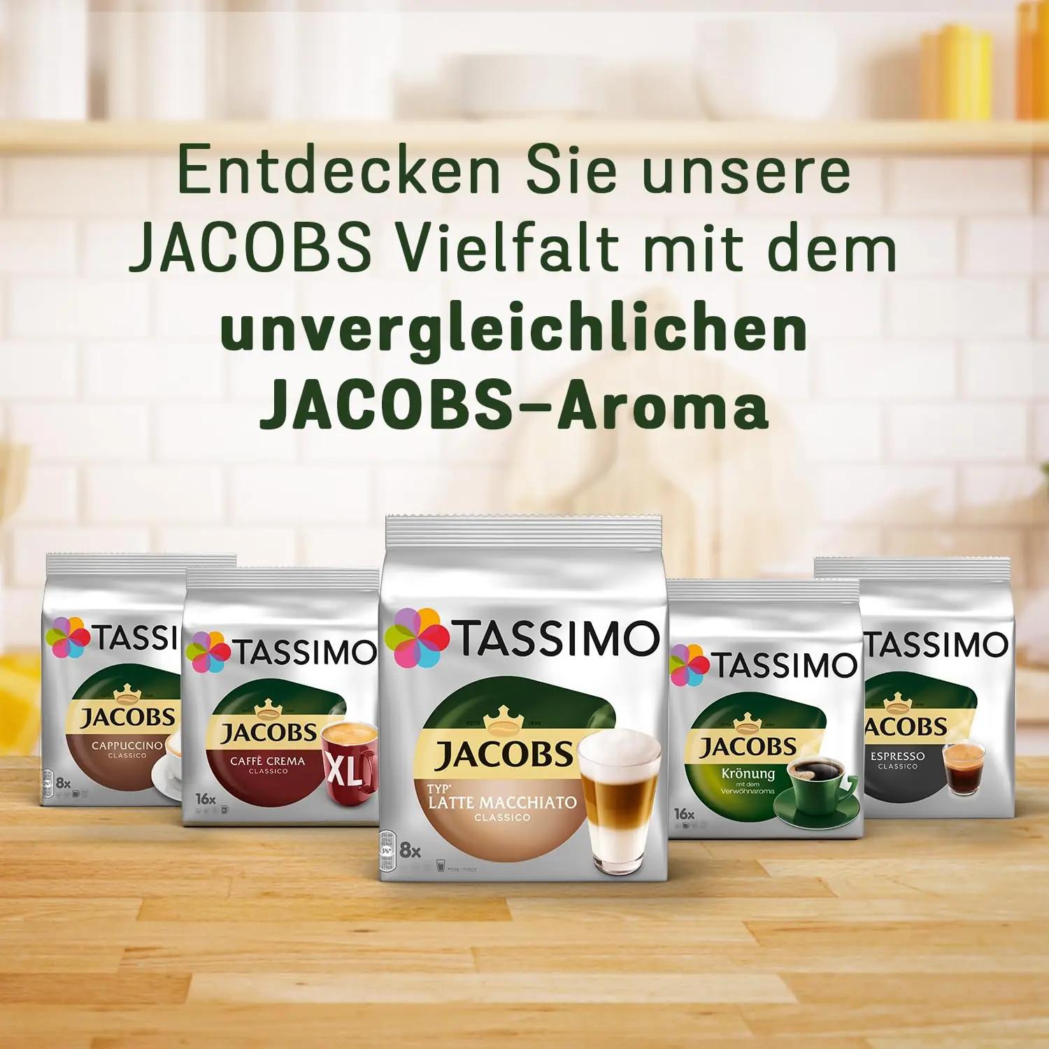 Tassimo Jacobs Cappuccino – maitsev piimakapslite komplekt – lisavaade
