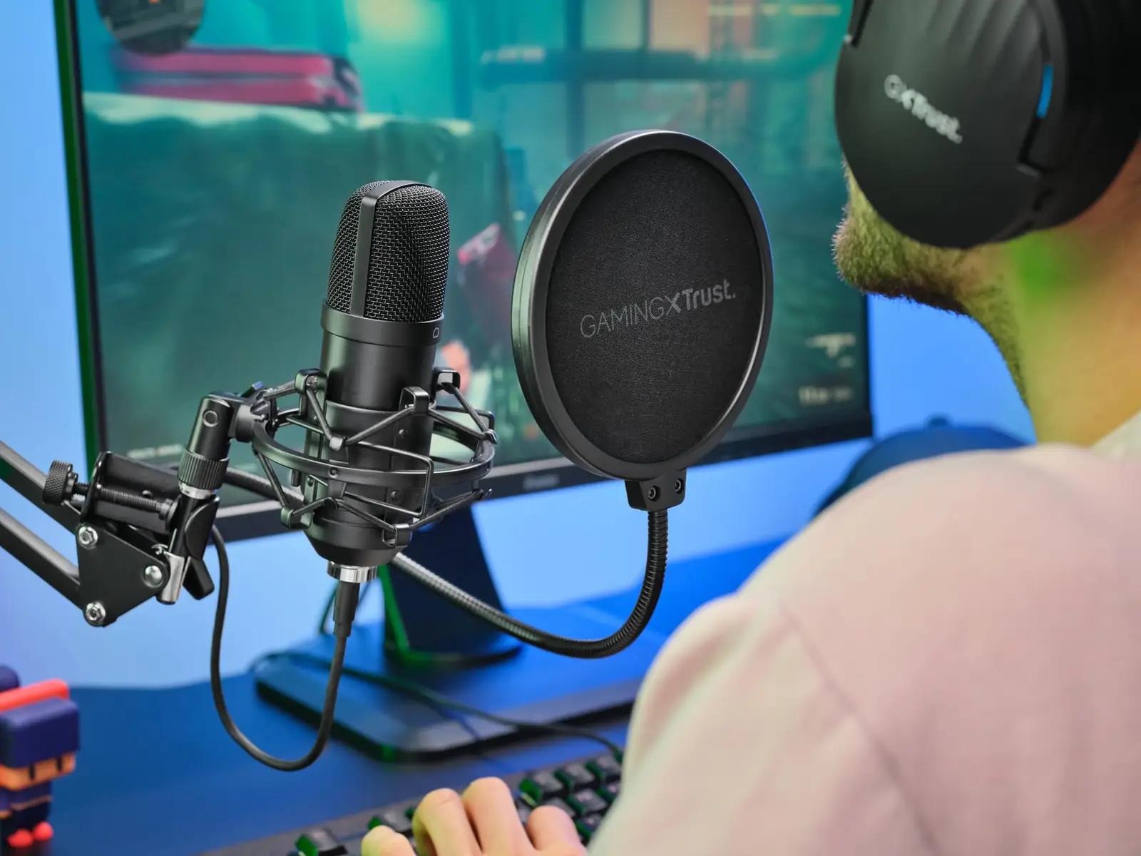 Trust Gaming stuudiomikrofon Emita Plus — kvaliteetne USB – pilt 7