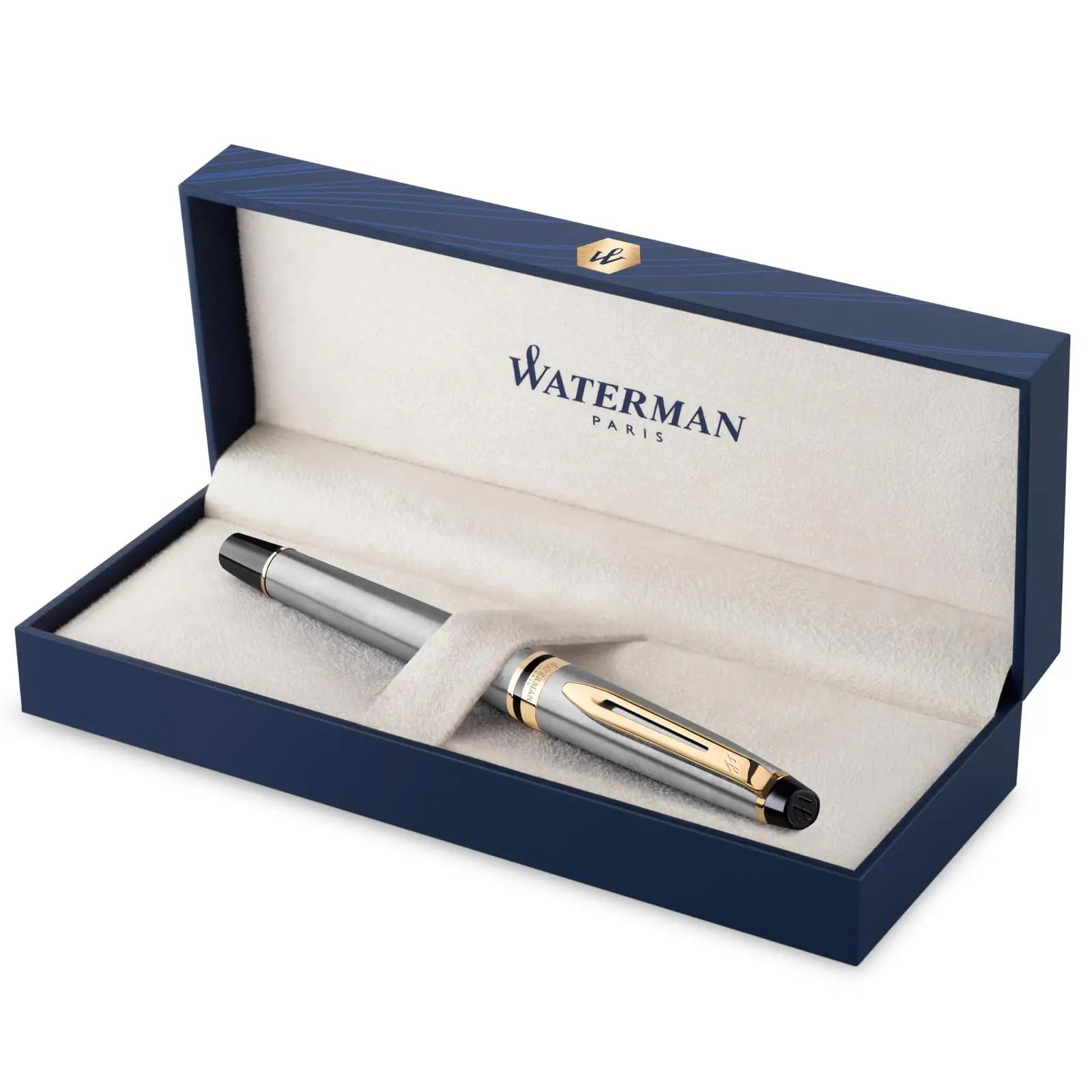 Waterman elegantsne roostevaba sulepea kuldsete detailidega