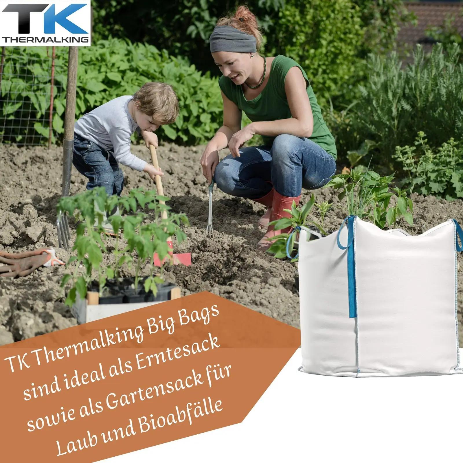 TK THERMALKING tugev polypropeenist Big Bag – aiatöödeks – kasutusnäide