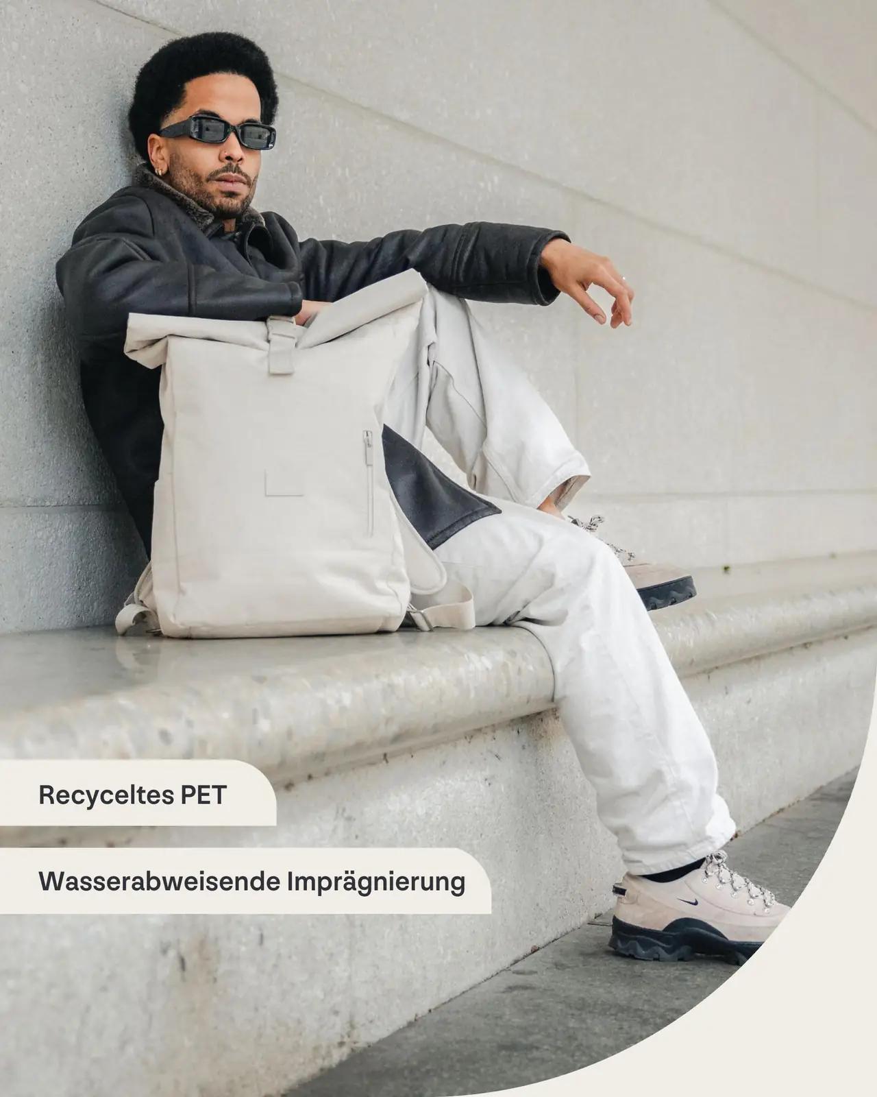 Johnny Urban mint värvi veekindel rolltop-rüüsel 15L seljakott – pilt 8
