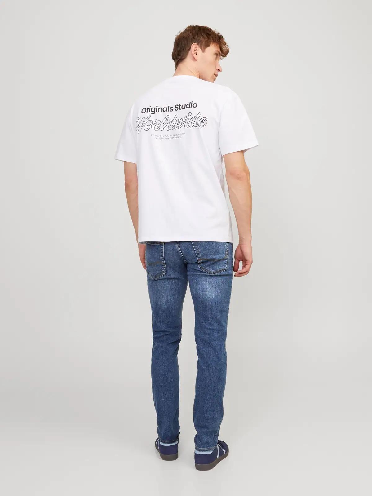 JACK & JONES sinised slim-farkud – mugav naturaalne puuvill – lisavaade