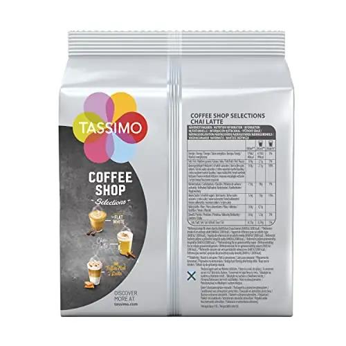 Tassimo maitsev Chai Latte kapslite valik – pehme ja vürtsikas – detailne vaade