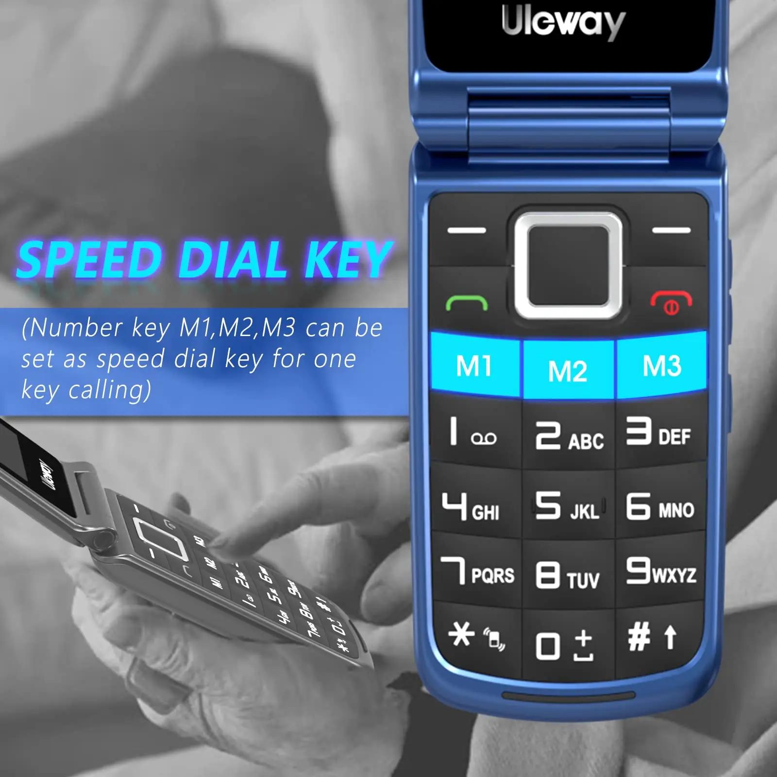 CHAKEYAKE lihtne klapptelefon tugevate nuppudega ja SOS – lisavaade