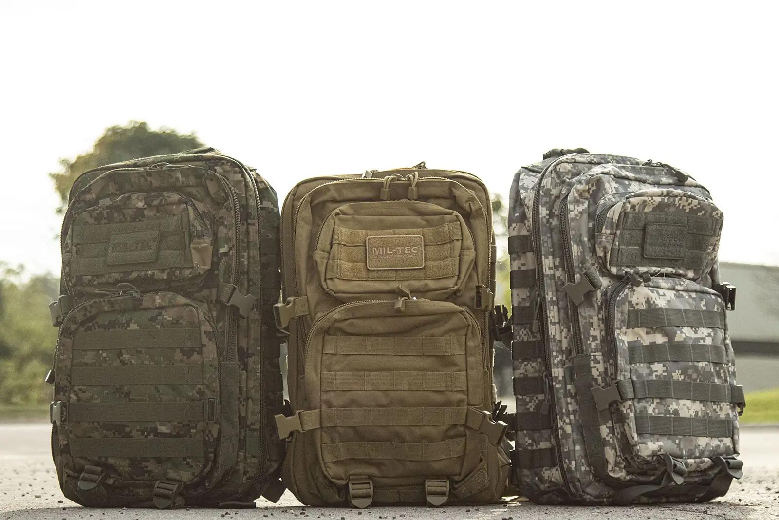 Mil-Tec vastupidav polüester seljakott – väike Assault Pack – pilt 8