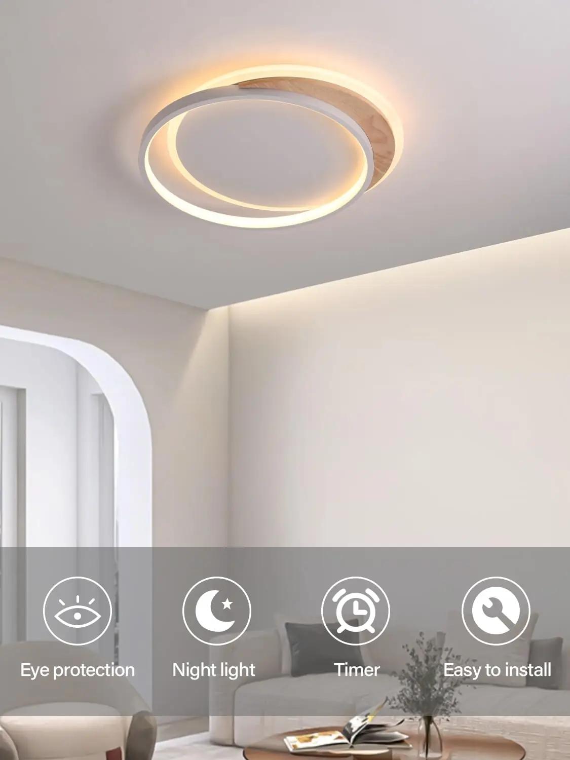 FANLG modernne 40 cm LED laelamp – soe ja reguleeritav valgus – lisavaade