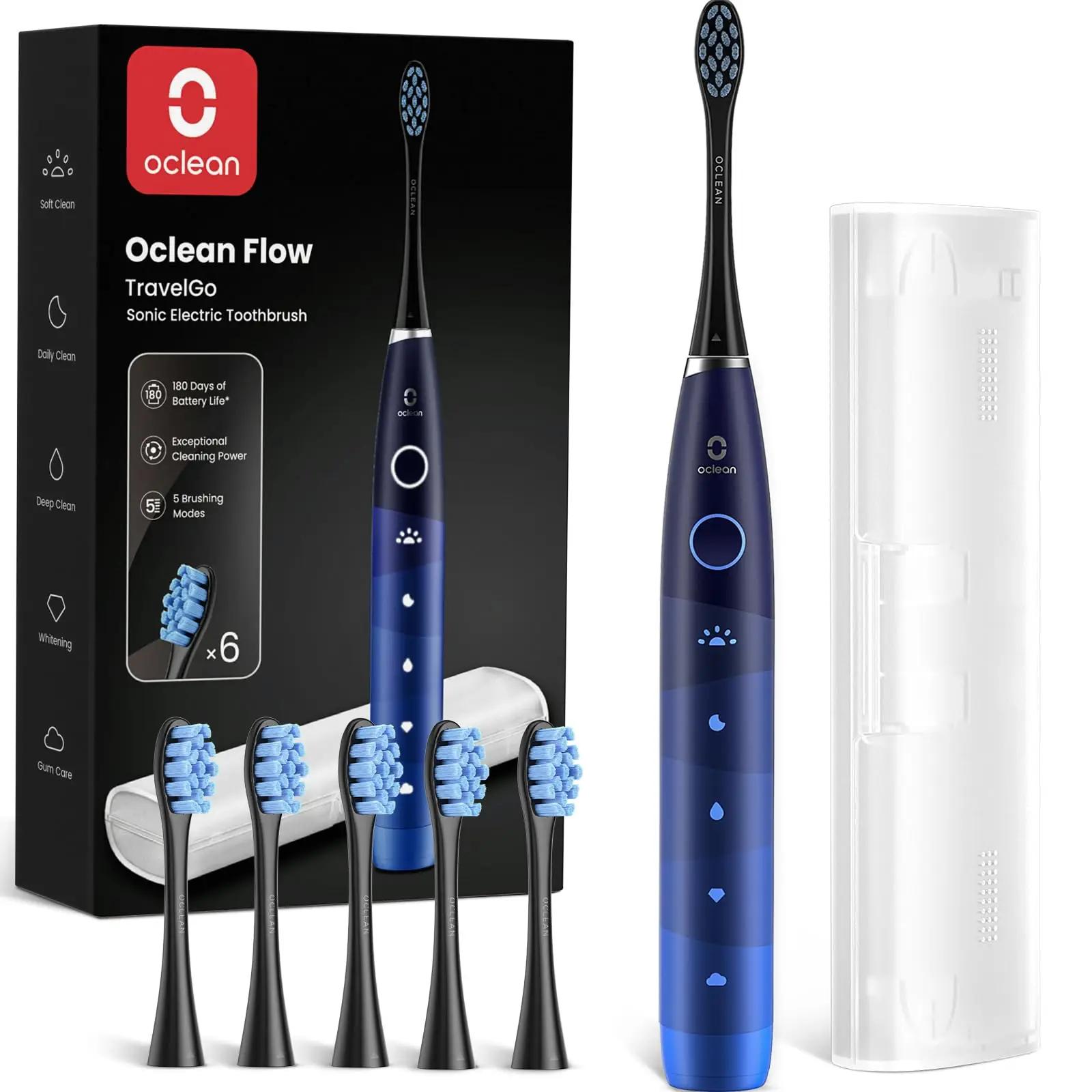 Oclean TravelGo Flow Set Blue elektrilised hambaharjad ja tarvikud