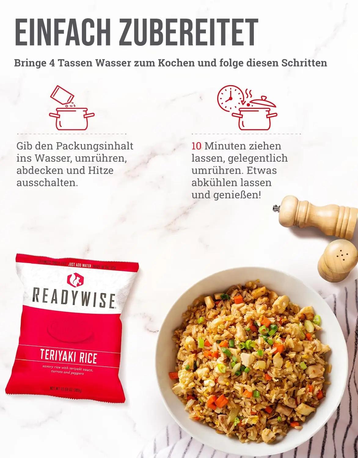 ReadyWise RW01-641 telktoiduvalmistus – detailne lähivaade