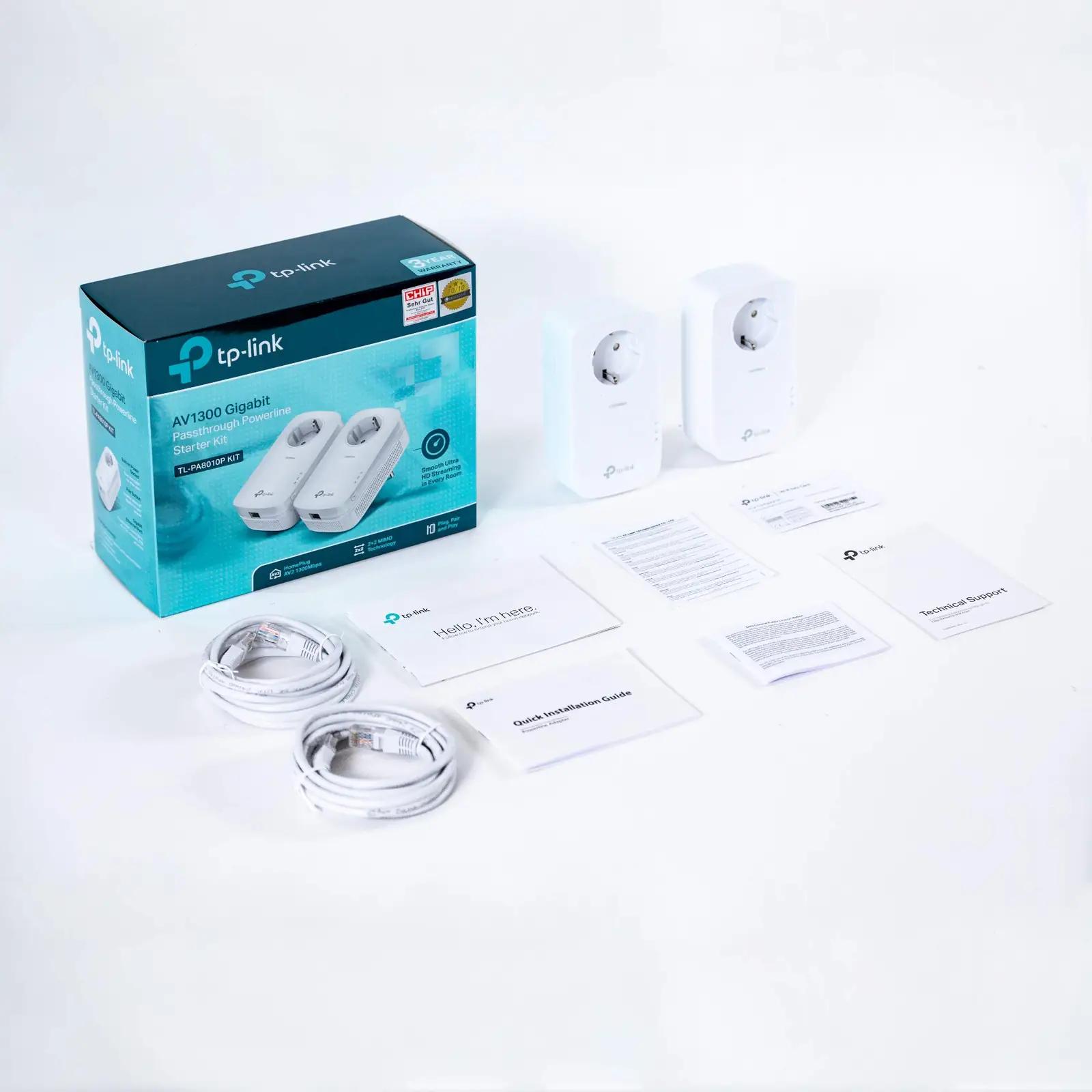 TP-Link tugev Powerline-adapter komplekt — stabiilne voogedastus – lisavaade