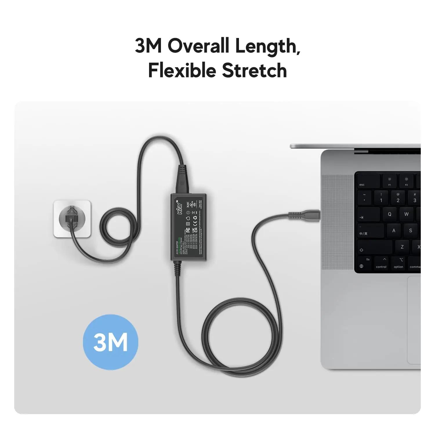 HKY USB-C laadija 65W/45W – kompaktne ja usaldusväärne toide – pilt 6