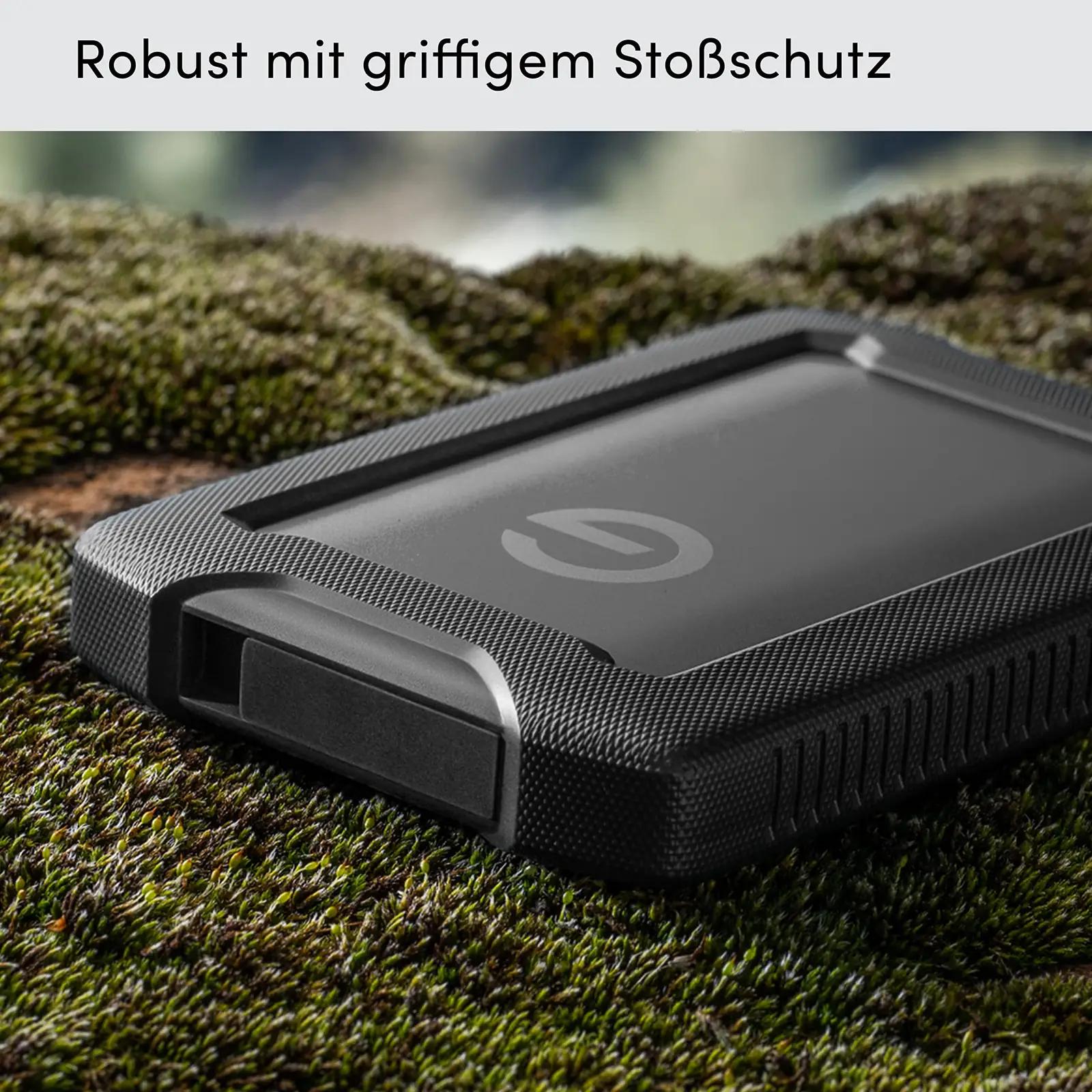 SanDisk Professional tugevast alumiiniumist 5 TB kaasaskantav – kasutusnäide