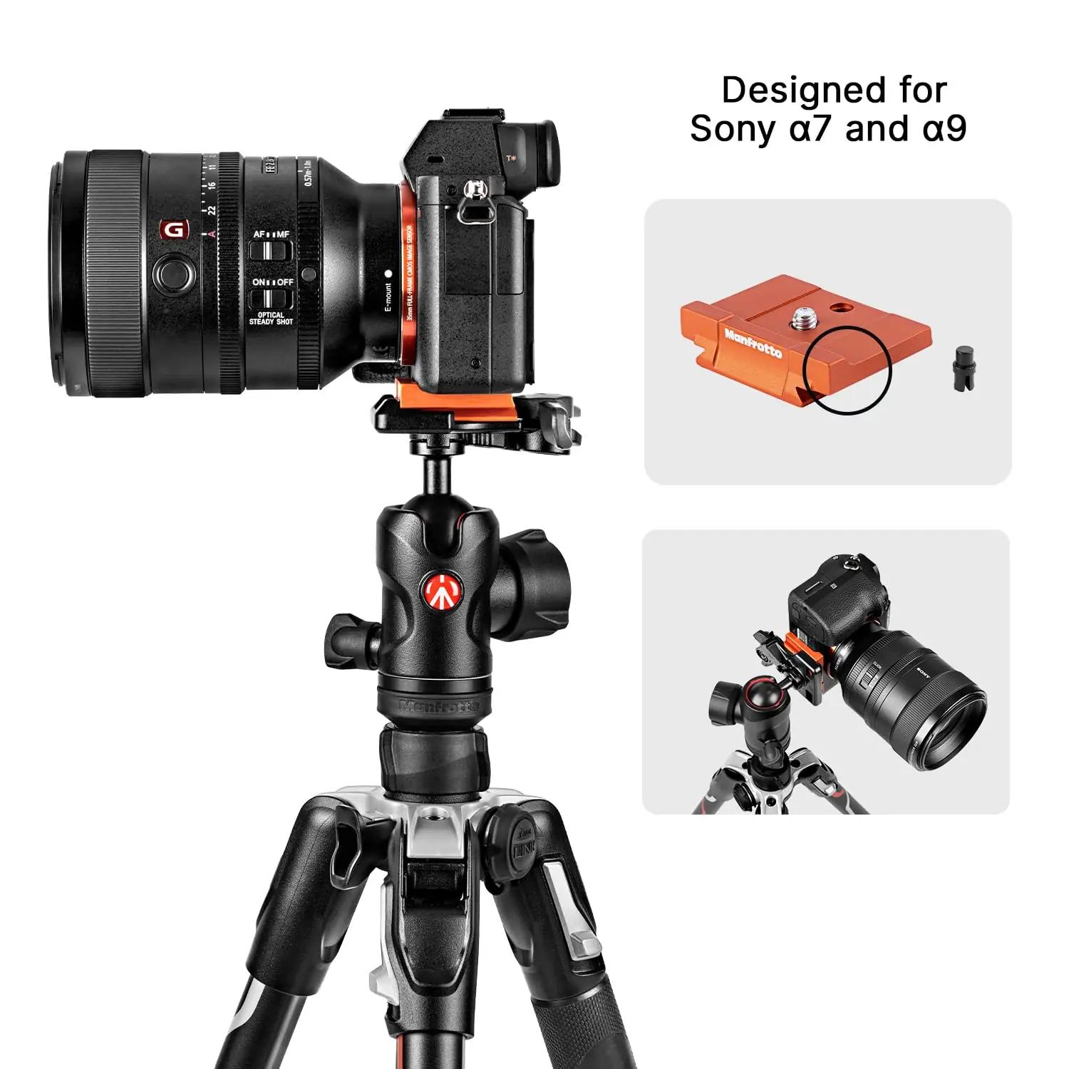 Manfrotto alumiinium reisistatiiv Sony Alpha jaoks — kerge ja – lisavaade