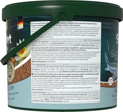 Tetra kvaliteetne XL sticks – kala- ja tiigitoit 5 L ämber – pilt 10
