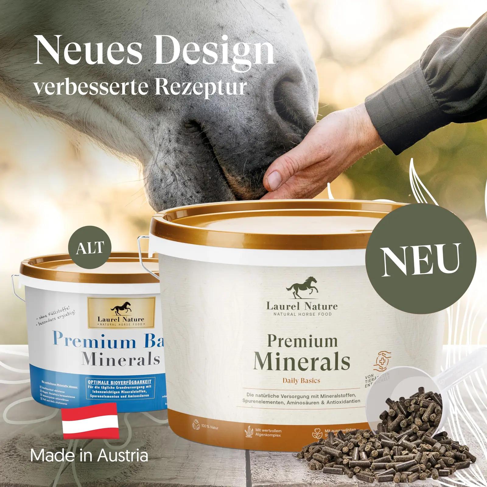 Laurel Nature loomulik mineraalpreparaat hobustele — karv, nahk – pakend ja tarvikud