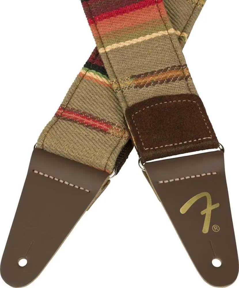 Fender mugav puuvillane kitarri rihm Sedona – pakend ja tarvikud