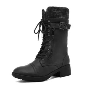 DREAM PAIRS 66885-AMAZON-BLACK-SZ-7 saapad – toote esivaade