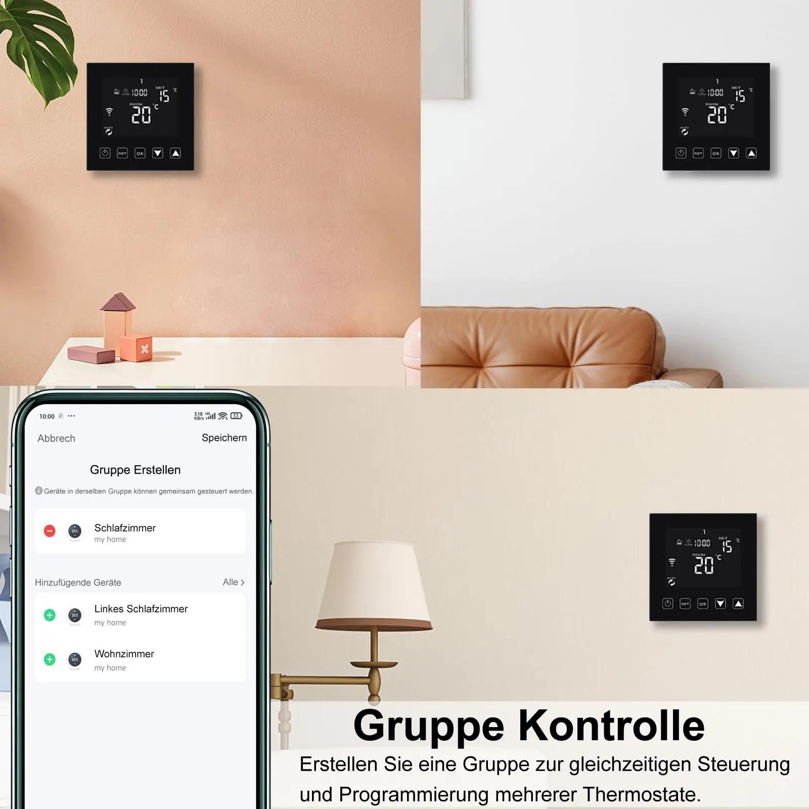KETOTEK nutikas põrandakütte termostaat 16A WiFi juhtimine – pilt 7